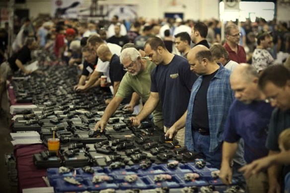 A typical gun show