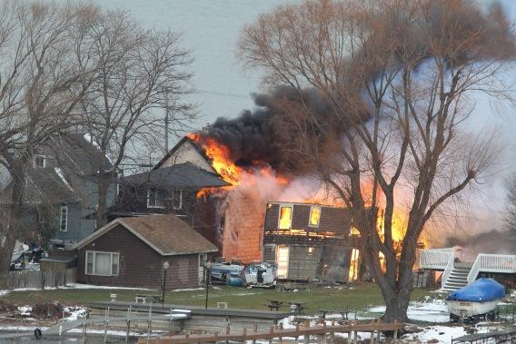 Scene of the shooting, Webster, NY