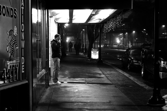 outside the bail bond office