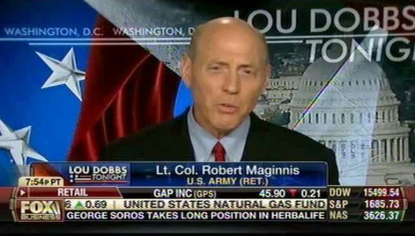 Col Bob Maginnis, Family Research Council authority on gays in military and bestiality.