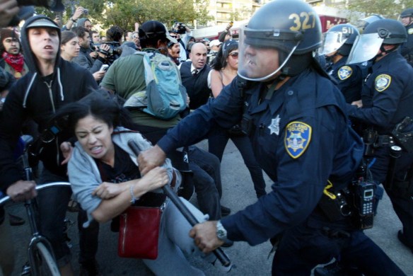 occupy movement brutality