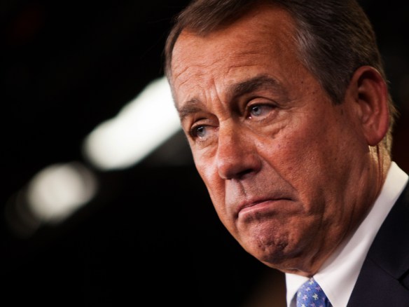 Speaker of the House John Boehner, chortle-free