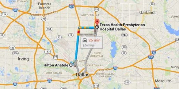 Possible route taken by wily Ebola virus intent on infecting teachers from Maine