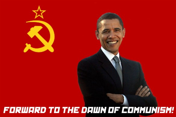America-hating President of Communist America Barack Obama of Kenya