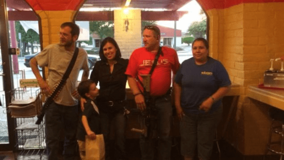 This, of course, was BEFORE she shot her husband and his daughter to death.