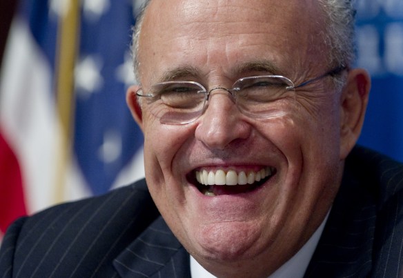 America-loving American Rudy Guiliani in America
