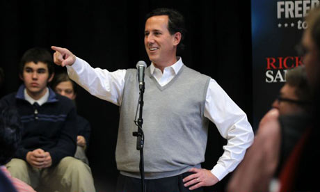 Rick "I'm a little teapot' Santorum