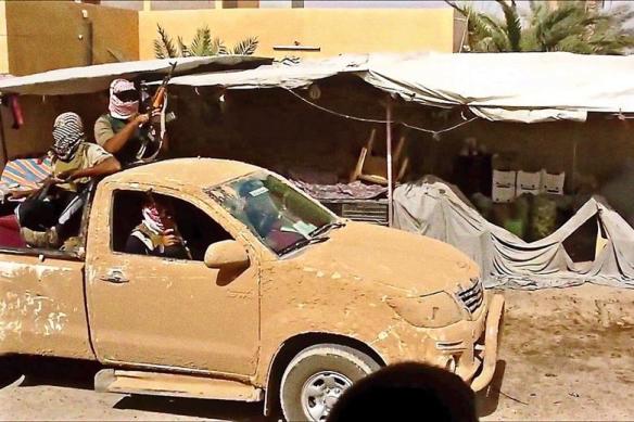 You can't get from the Iraq-Syrian border to the U.S. in a Toyota pickup.