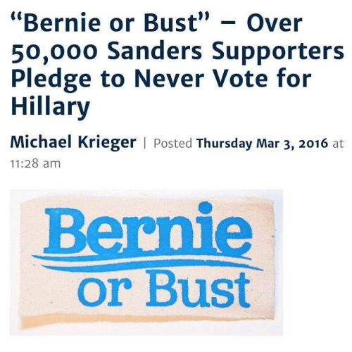 bernie or bust again