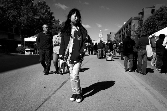 approaching the farmer's market