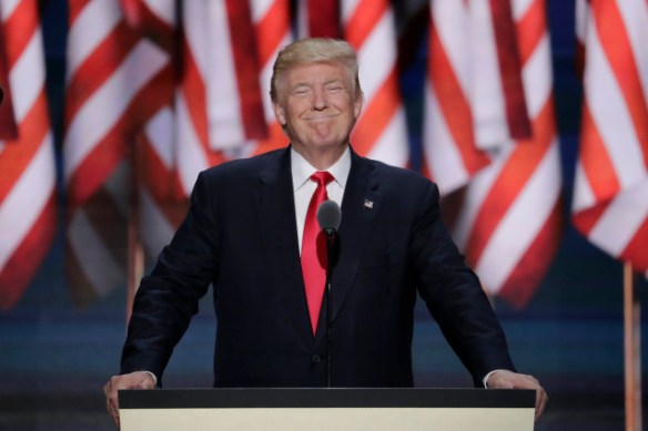 'I humbly and gratefully accept your nomination."