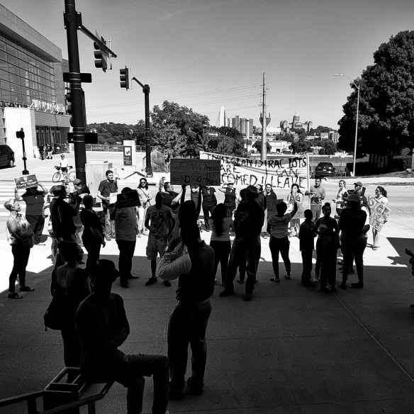 Trump supporters seemed baffled by Black Lives Matter protesters.