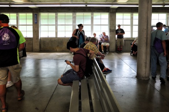 Consuming information.